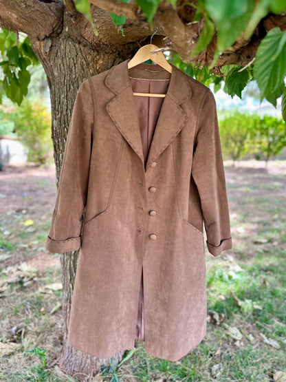 Manteau en suédine