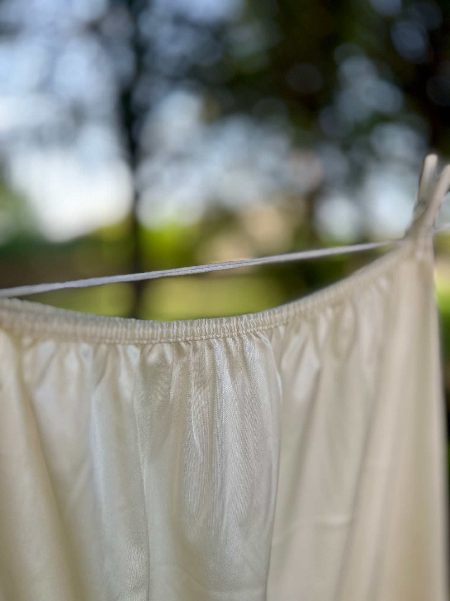 Jupe nuisette crème vintage - T.2