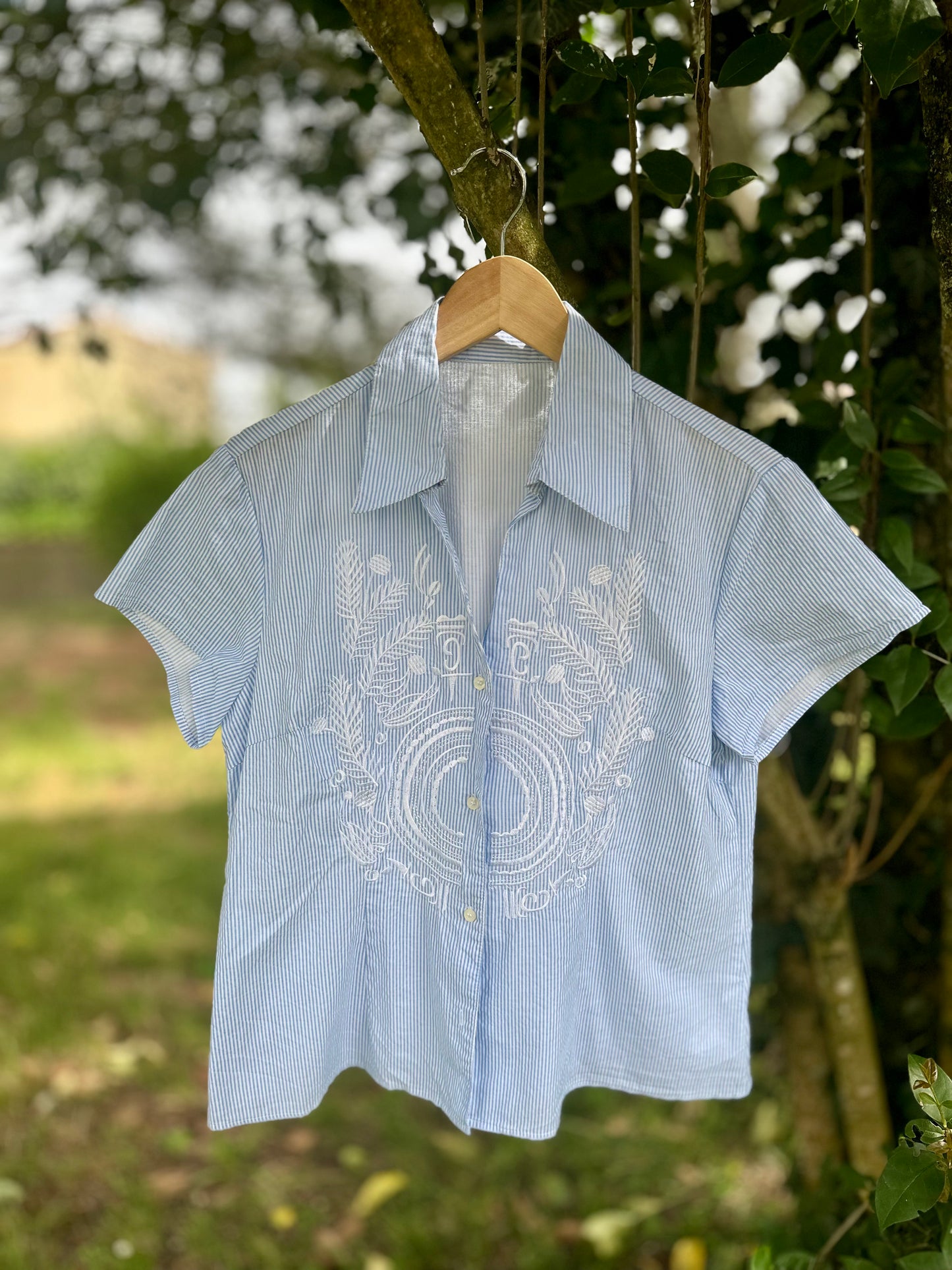 Chemise "Brise bleue" - Vintage - T.S