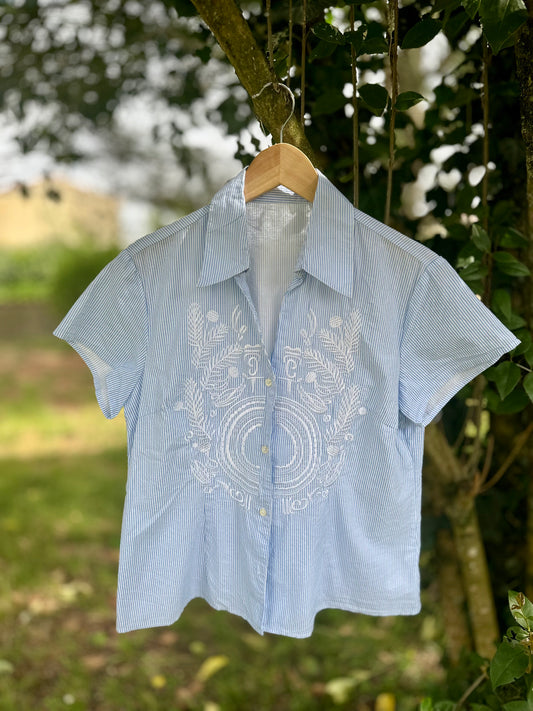 Chemise "Brise bleue" - Vintage - T.S