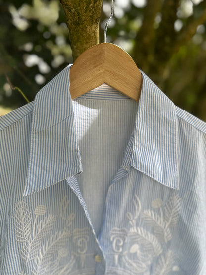 Chemise "Brise bleue" - Vintage - T.S