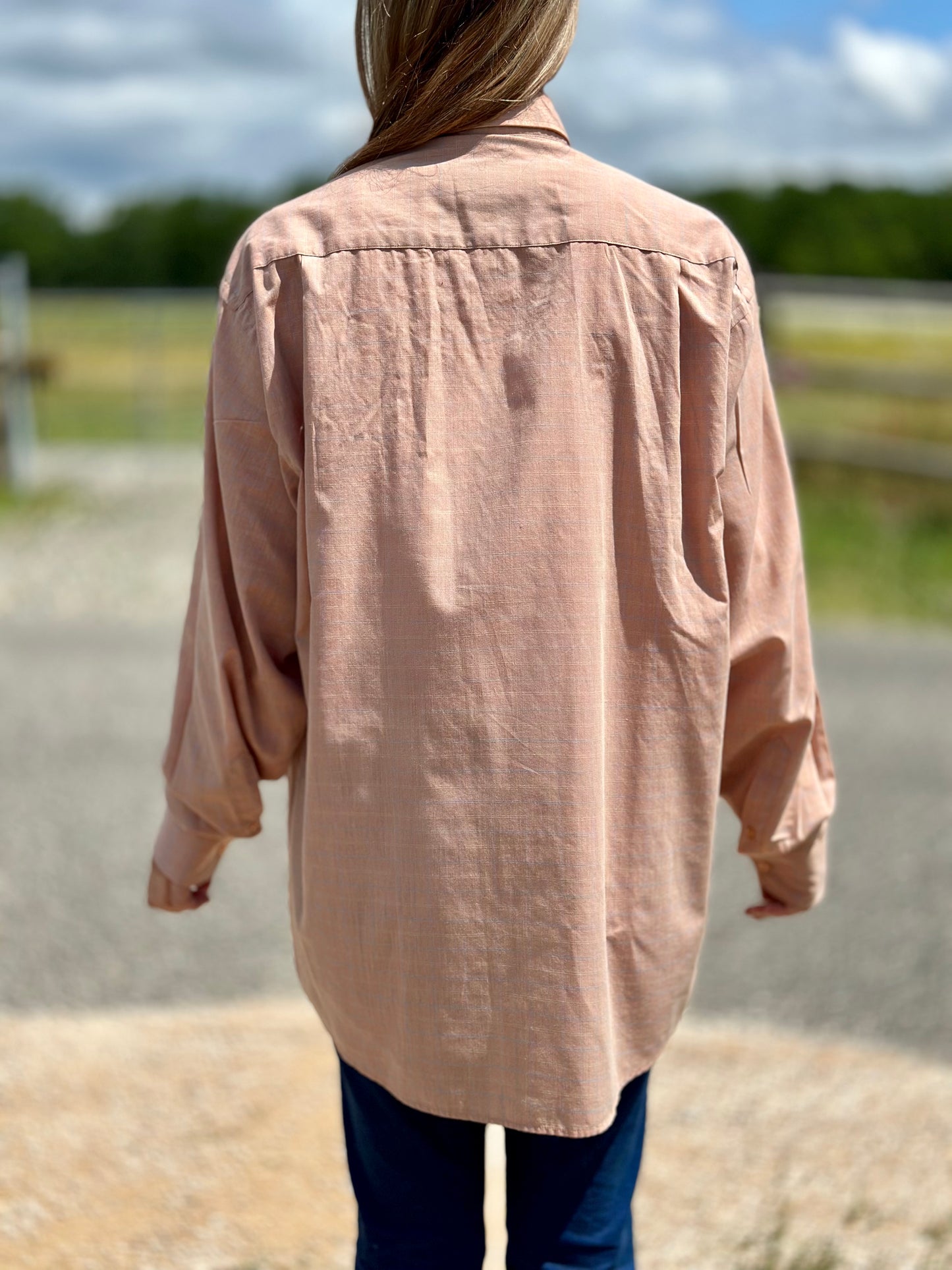 Chemise " Trame d'automne" - T.XL