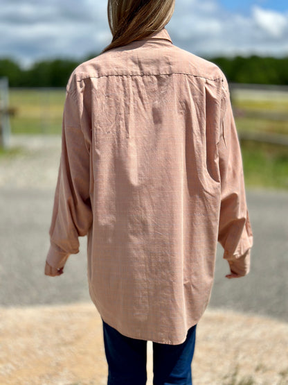 Chemise " Trame d'automne" - T.XL