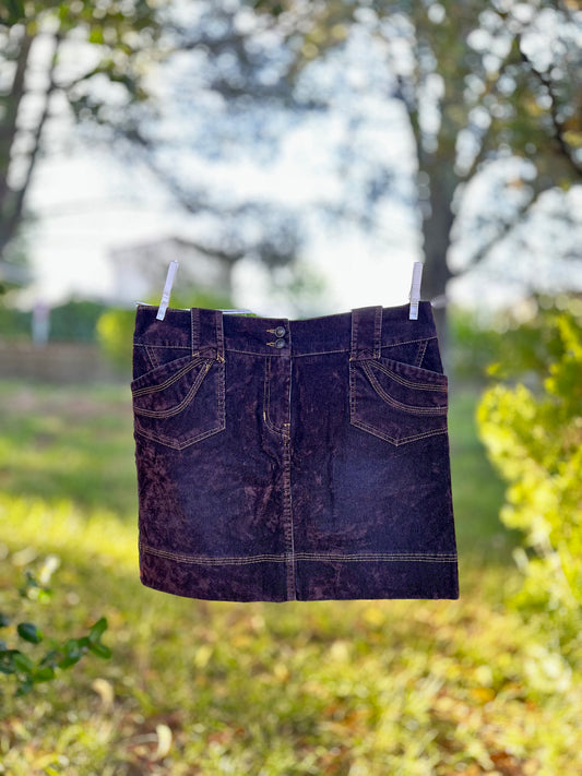 Jupe " Velours brut " - T.38